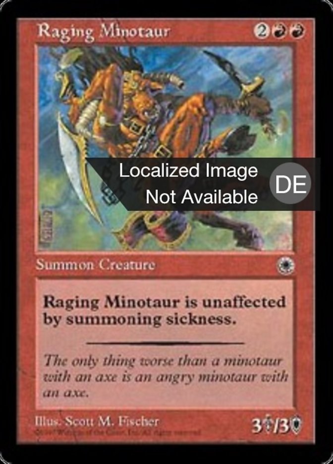 Wütender Minotaur