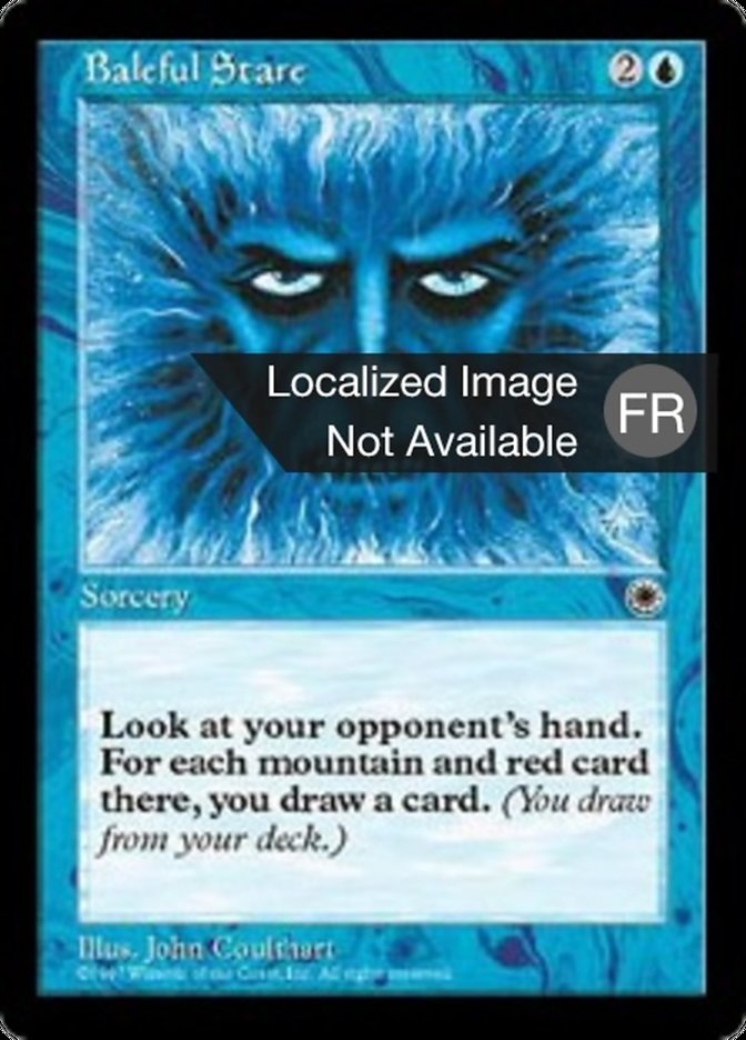 image Regard sinistre