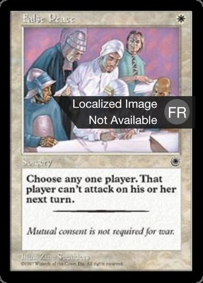 image Fausse paix