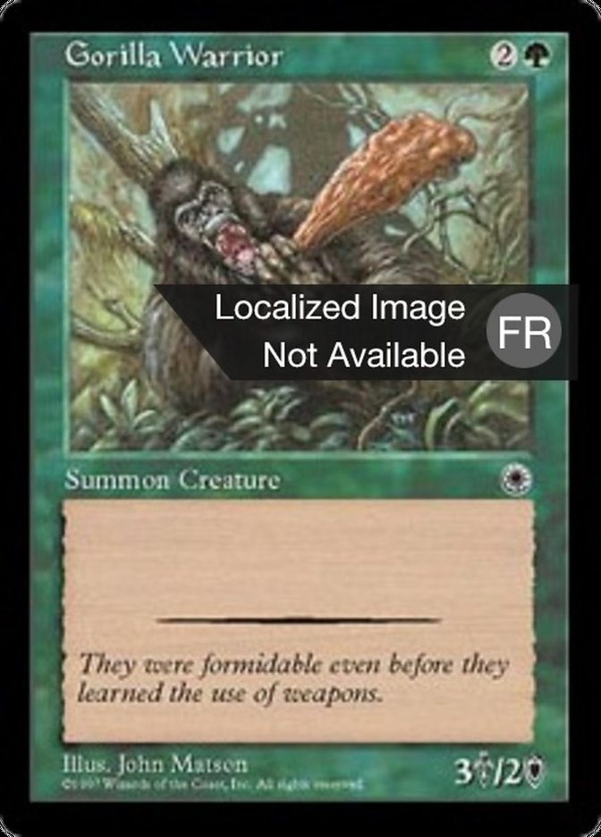 image Guerrier gorille