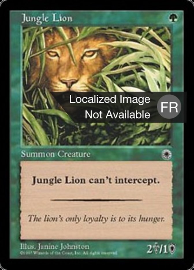 image Lion des jungles