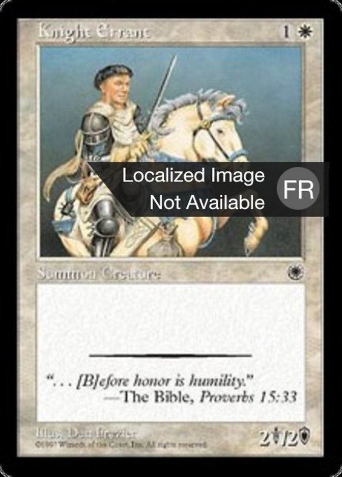 image Chevalier errant