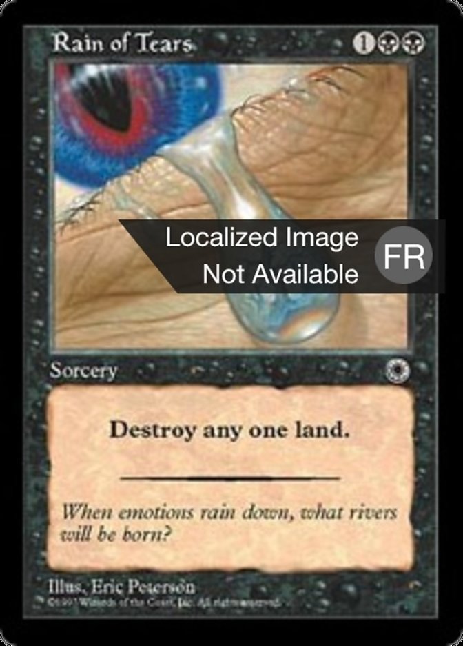 image Pluie de larmes