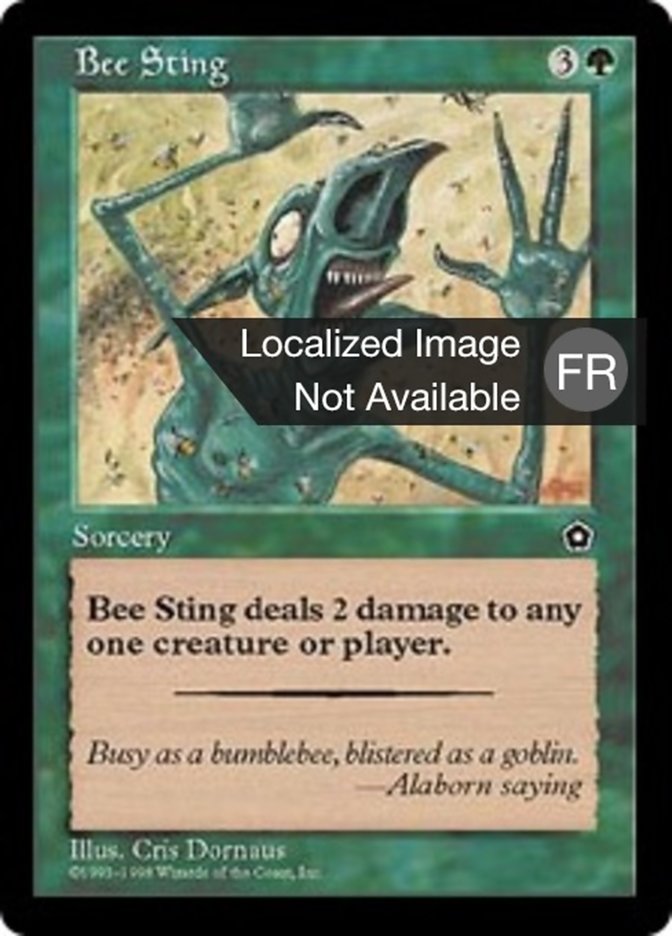 image Piqûre d'abeille