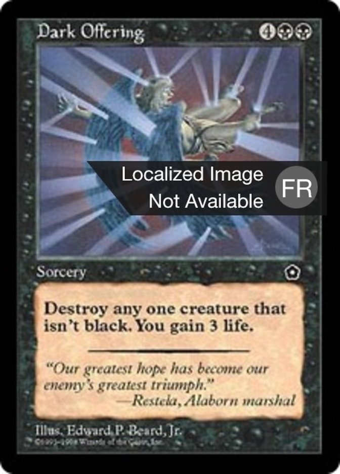 image Offrande ténébreuse