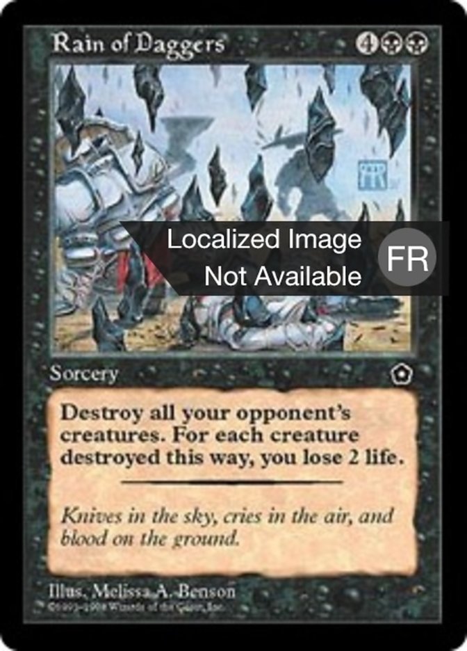 image Pluie de dagues