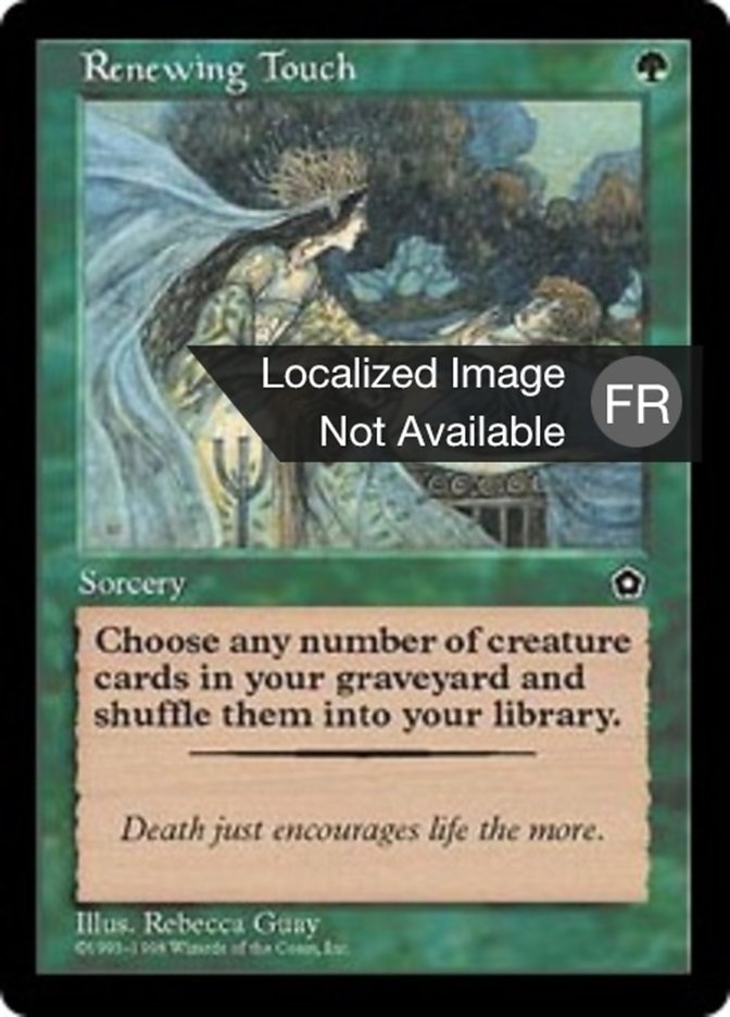 image Toucher de renouvellement