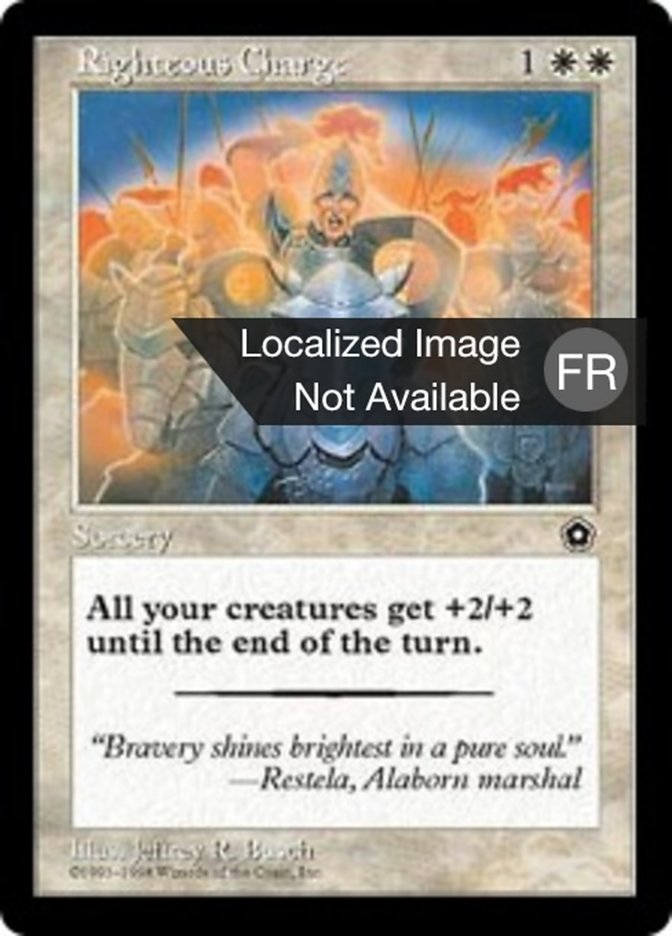 image Charge des justes