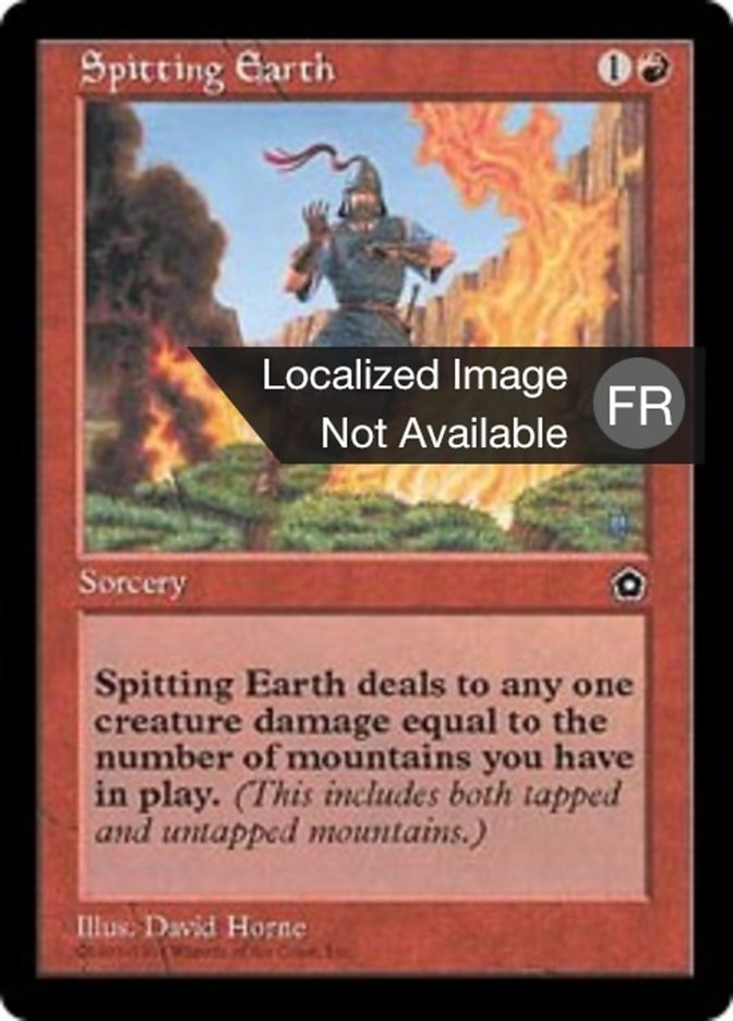 image Expectoration tellurique