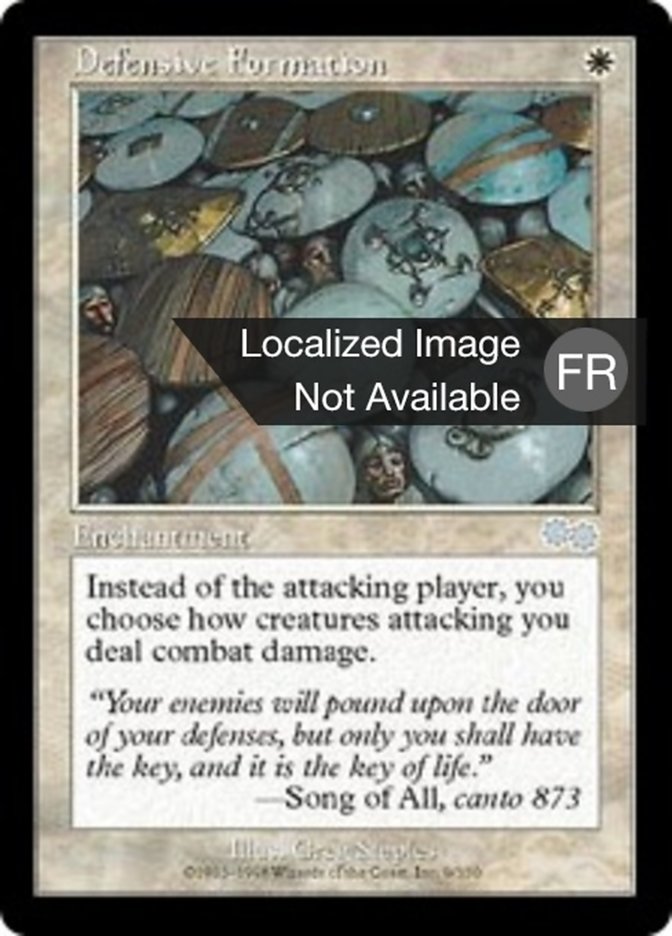 image Formation défensive