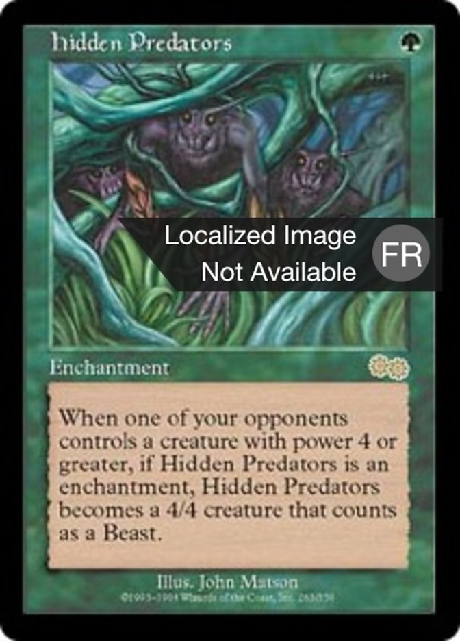 image Prédateurs cachés