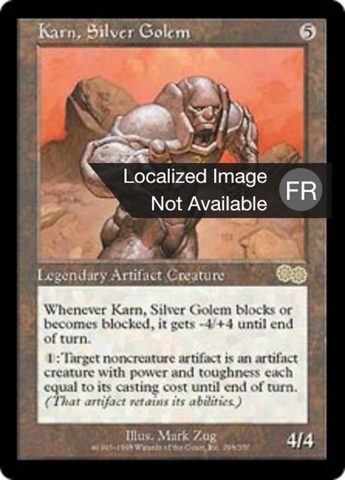 image Karn, Golem d'argent
