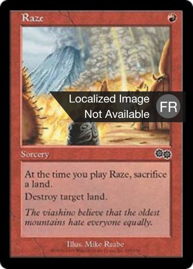 image Raser la terre