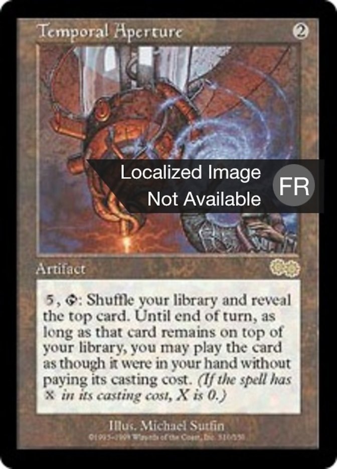 image Ouverture temporelle