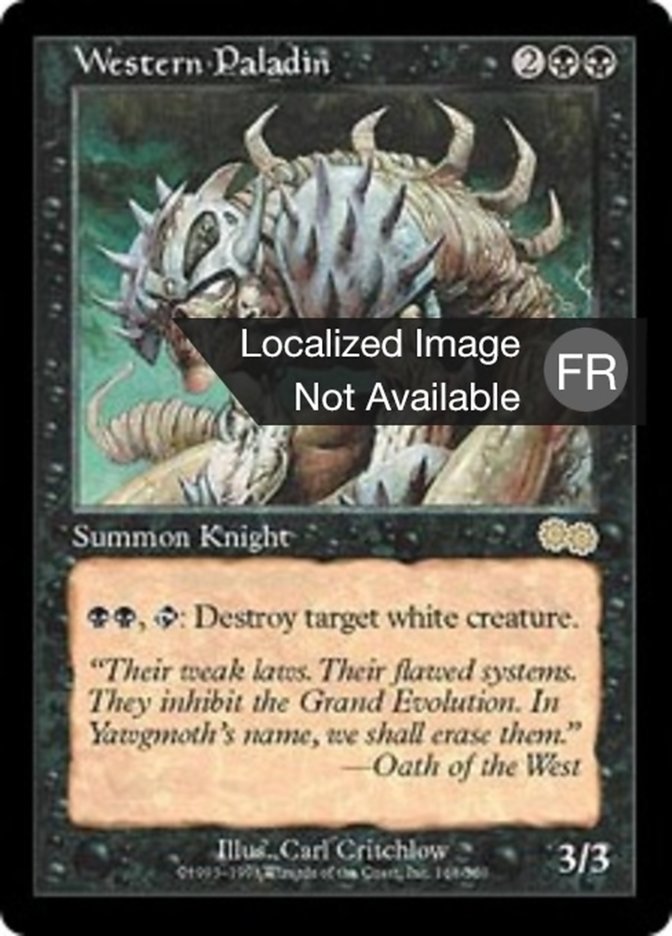 image Paladin de l'ouest