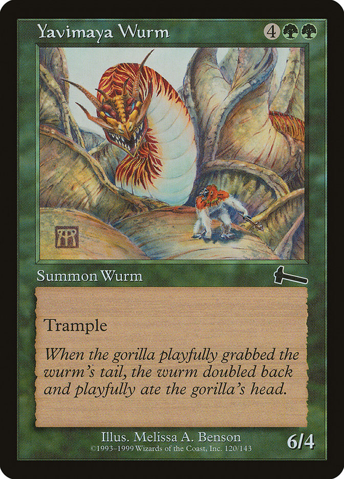 image Yavimaya Wurm
