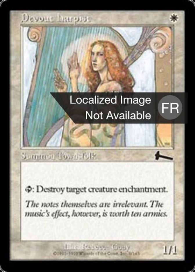 image Harpiste fervente