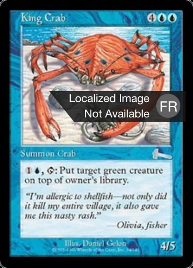 image Crabe royal
