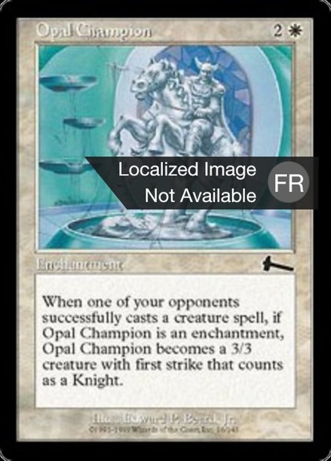 image Champion d'opale