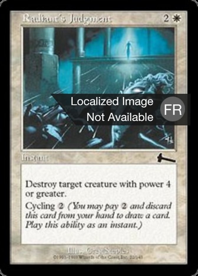 image Jugement selon Radieuse