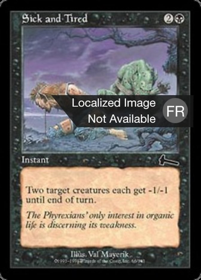 image Malade et fatigué