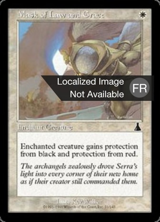 image Masque de la Loi et de la Grâce