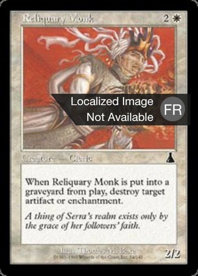 image Moine au Reliquaire