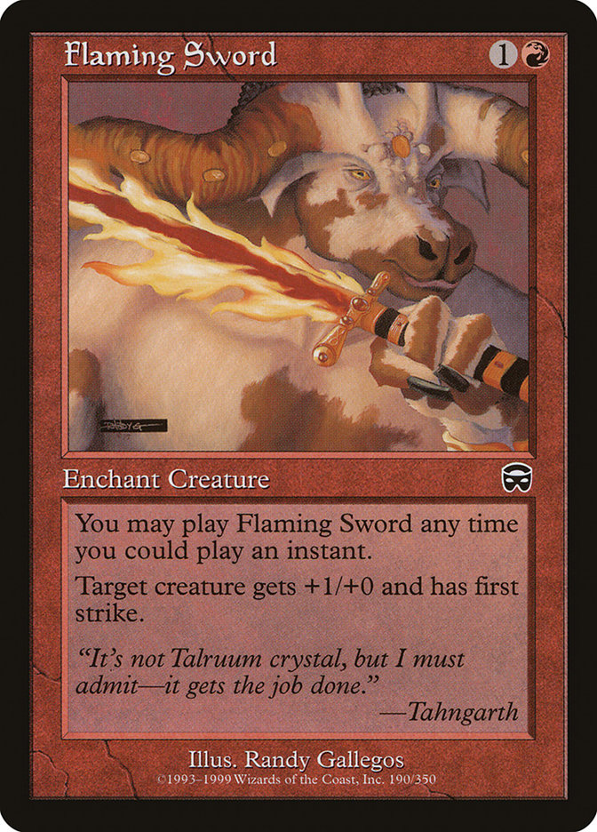 image Flaming Sword