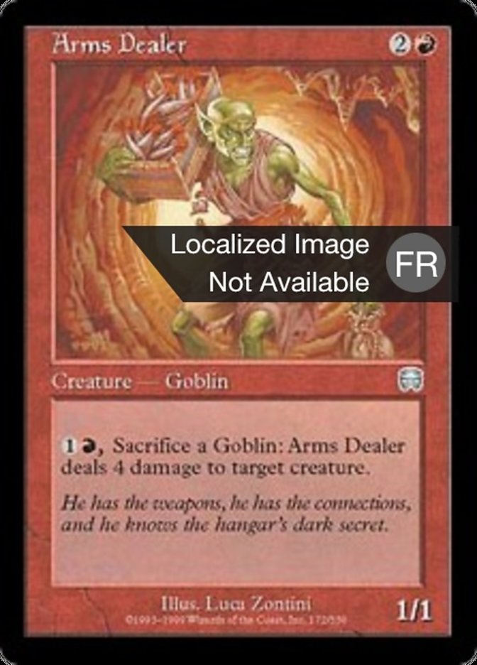 image Vendeur d'armes