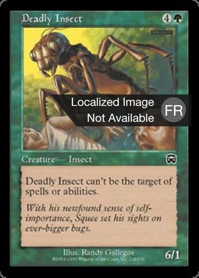 image Insecte mortel