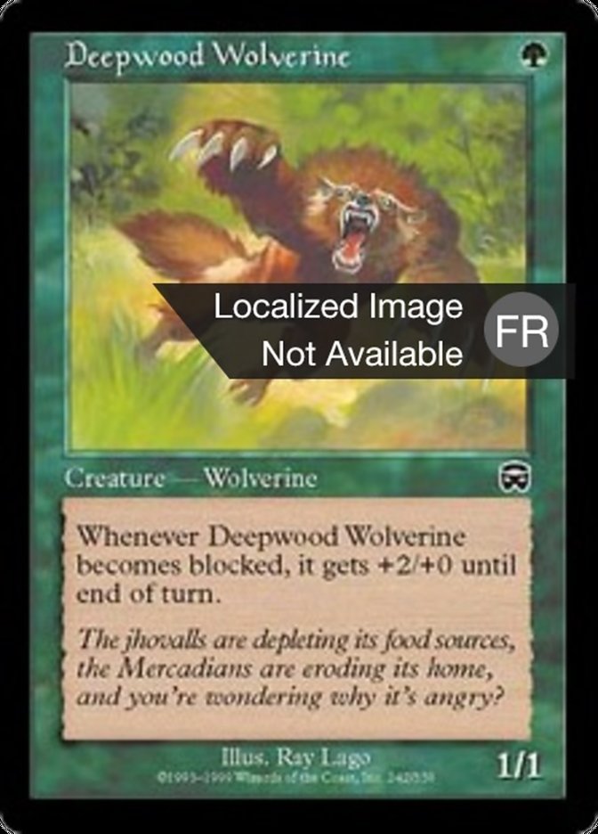 image Glouton de Bois profond