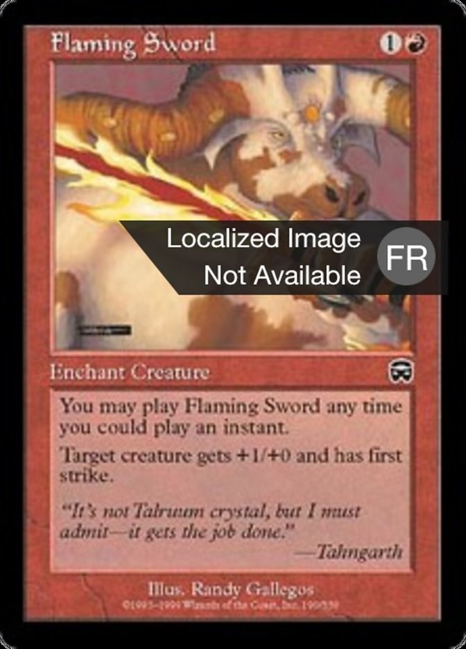 image Epée flamboyante