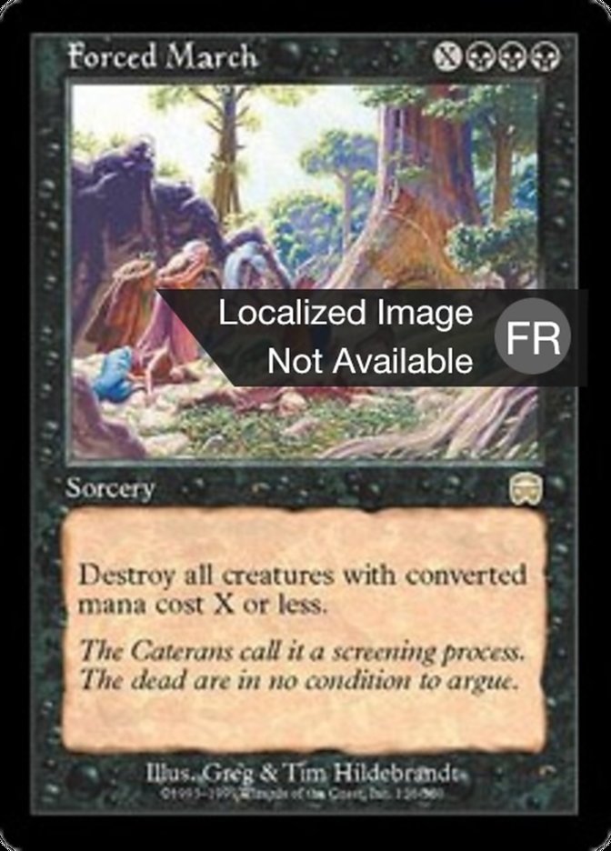 image Marche forcée