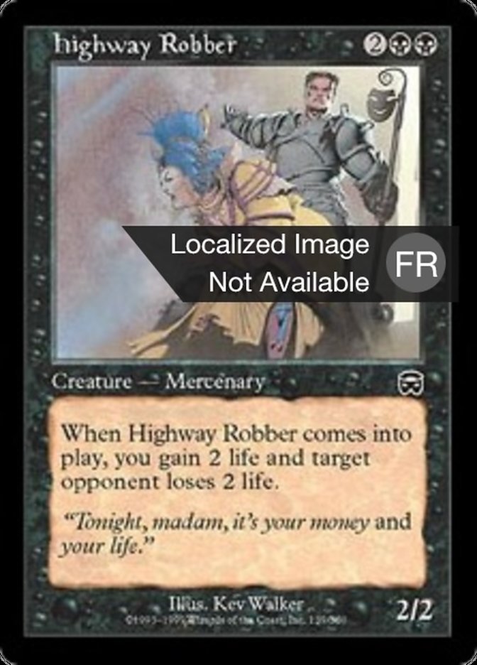 image Bandit de grand chemin