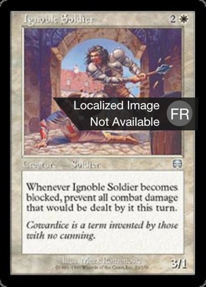 image Soldat ignoble