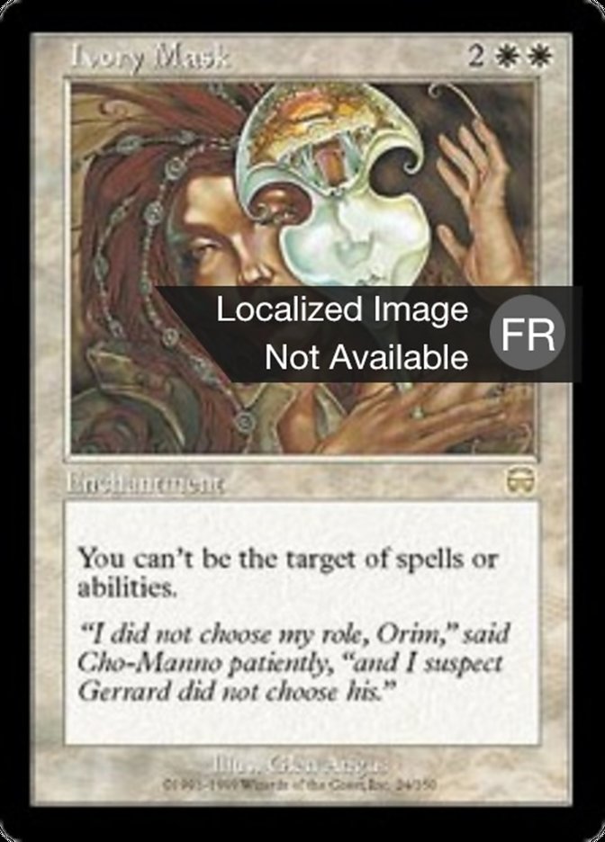 image Masque d'ivoire