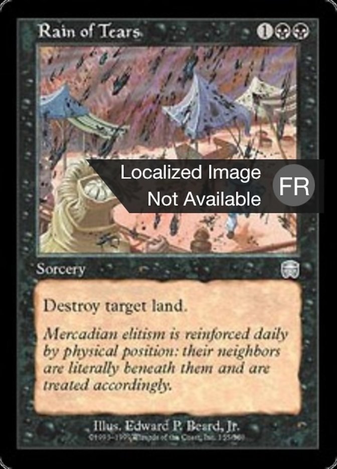 image Pluie de larmes