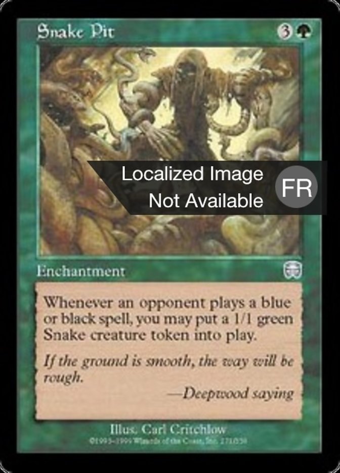 image Fosse aux serpents