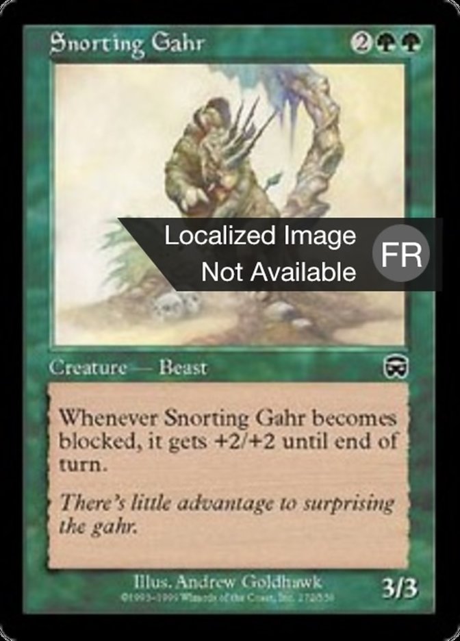 image Gahrinocéros renifleur