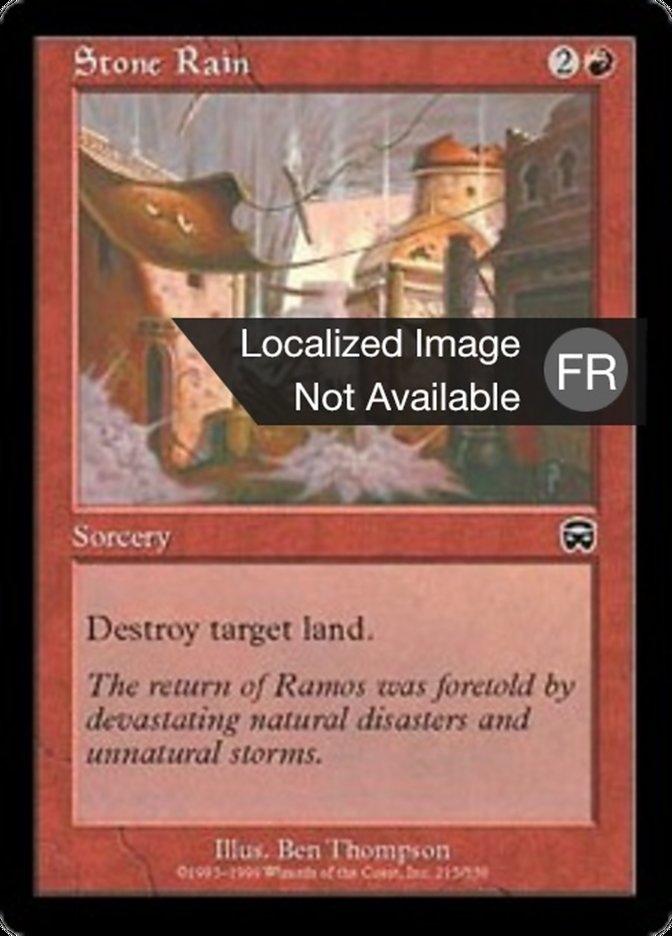 image Pluie de pierres