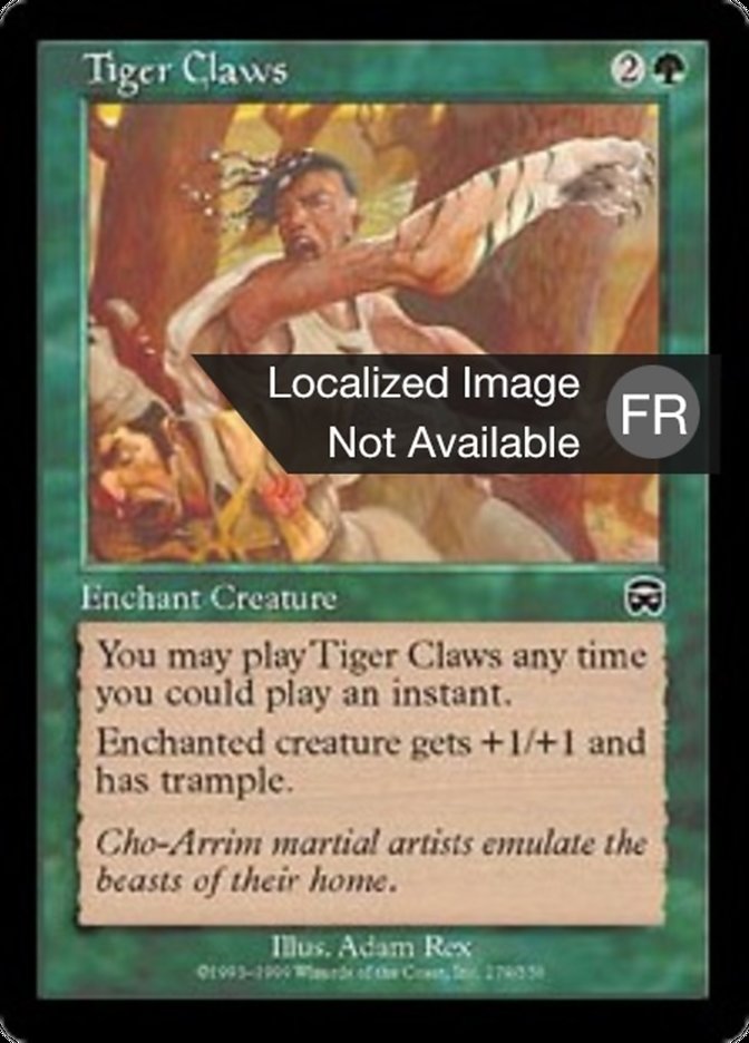 image Griffes du tigre