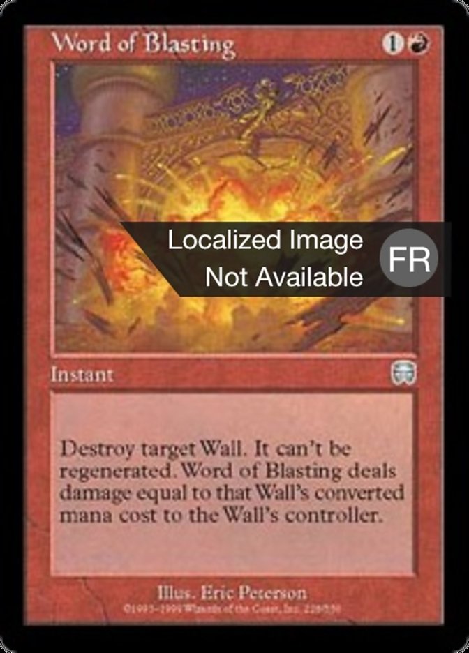 image Mot de déflagration