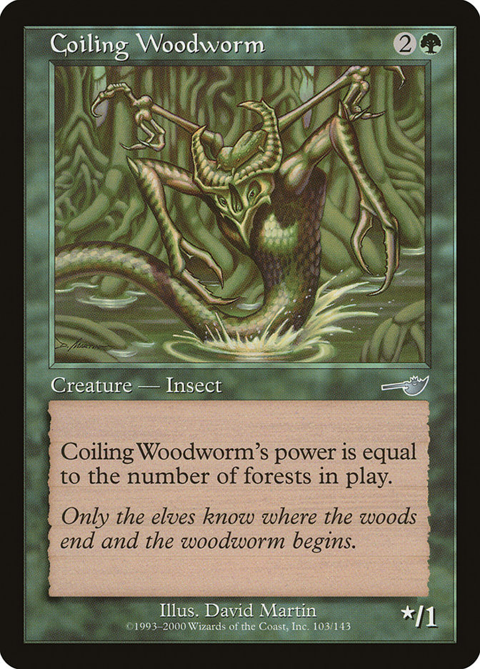 image Coiling Woodworm