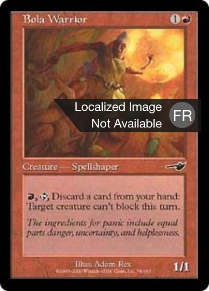 image Guerrier aux bolas