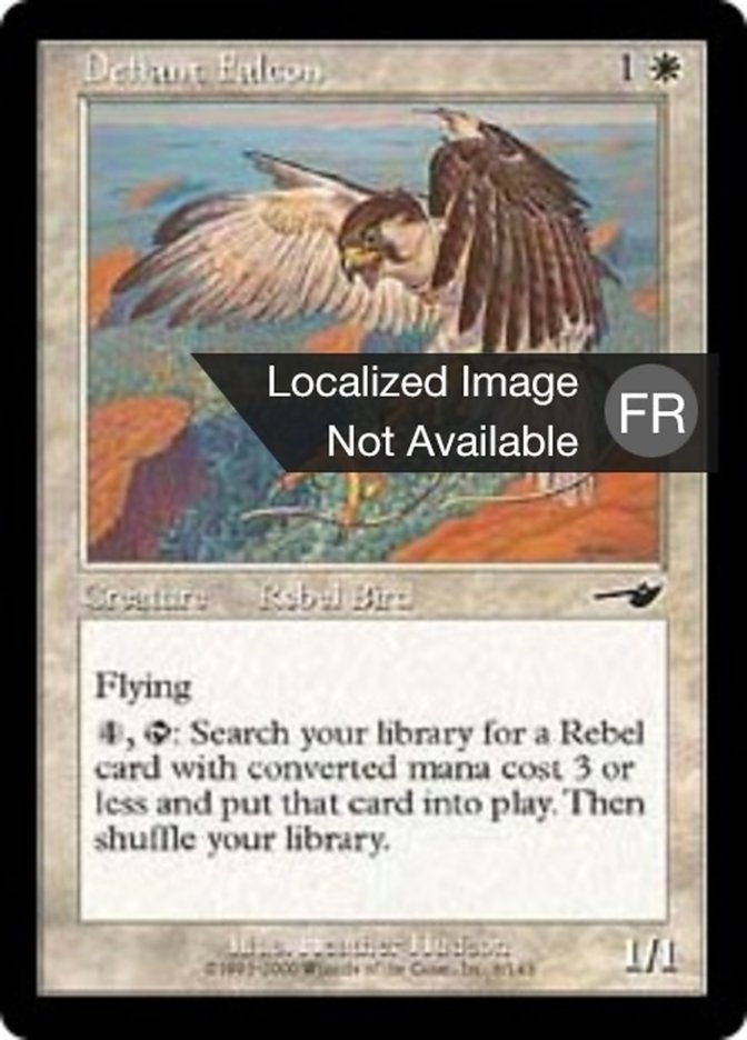 image Faucon provocateur