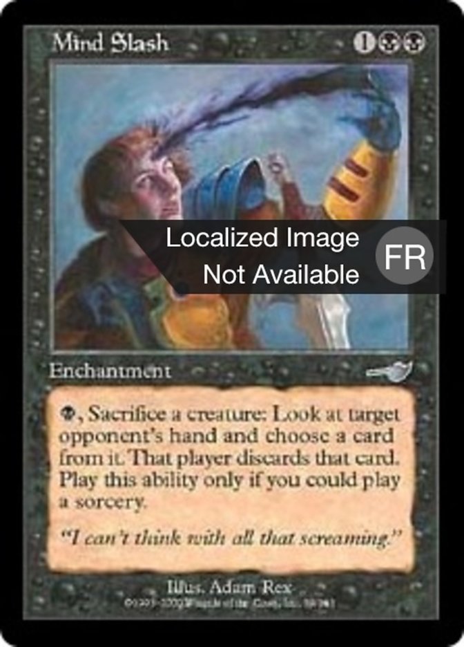 image Balafre cérébrale