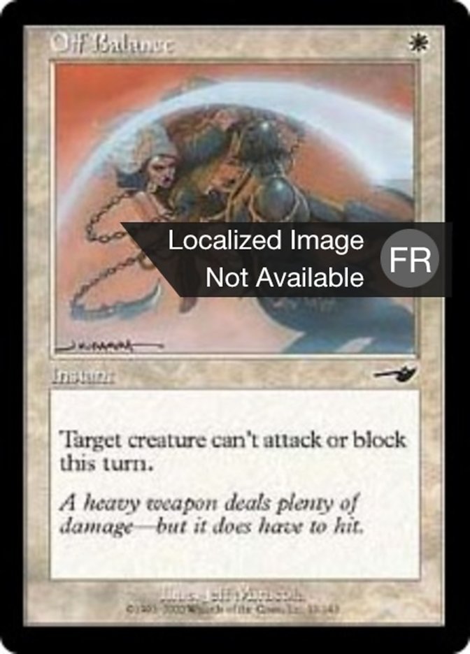 image Déséquilibre