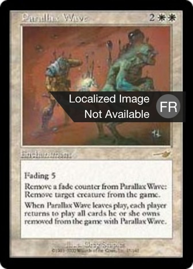 image Vague de parallaxe