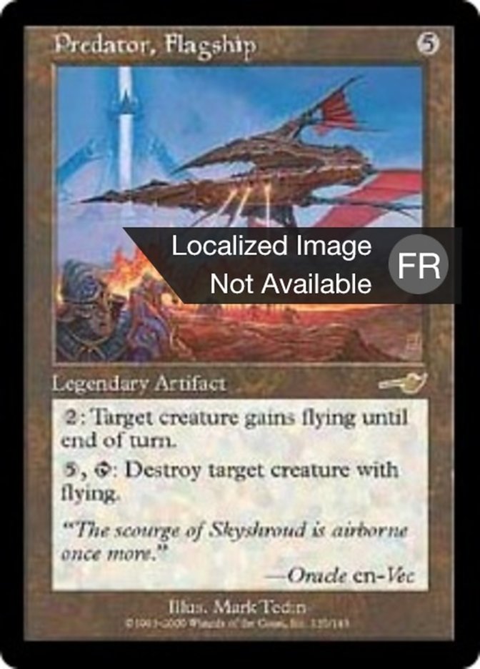 image Le prédateur, navire amiral