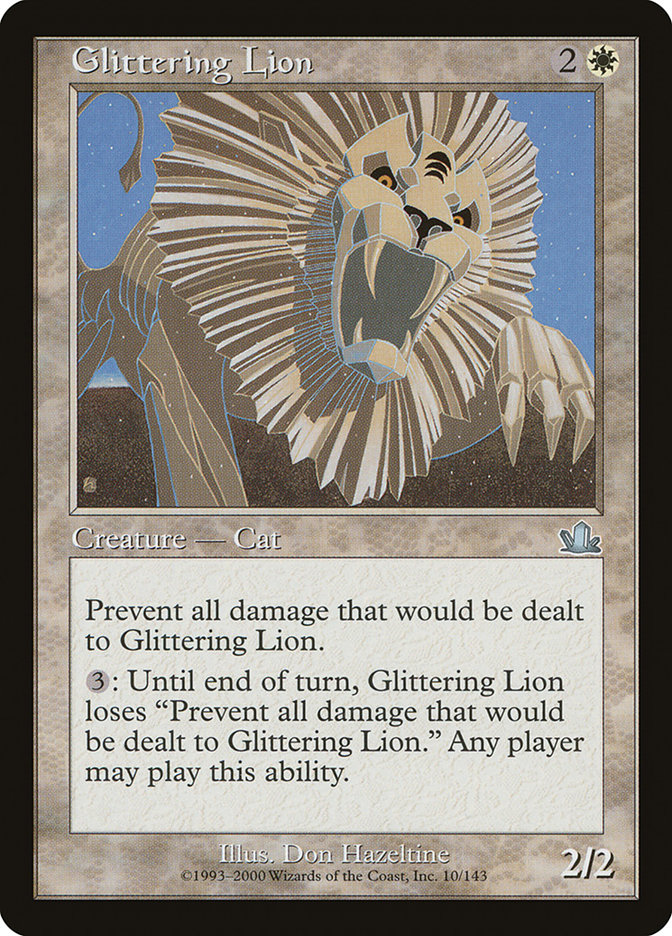 image Glittering Lion